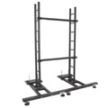 39Inch 1-Meter Black Dual-Clamp Cross Support Pole for LED Ground Support Systems