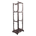 Truss Modular 6X Rapid U Grid Trio Package for Lighting - Moving Heads W-Rolling Aluminum Baseplate | Black Finish
