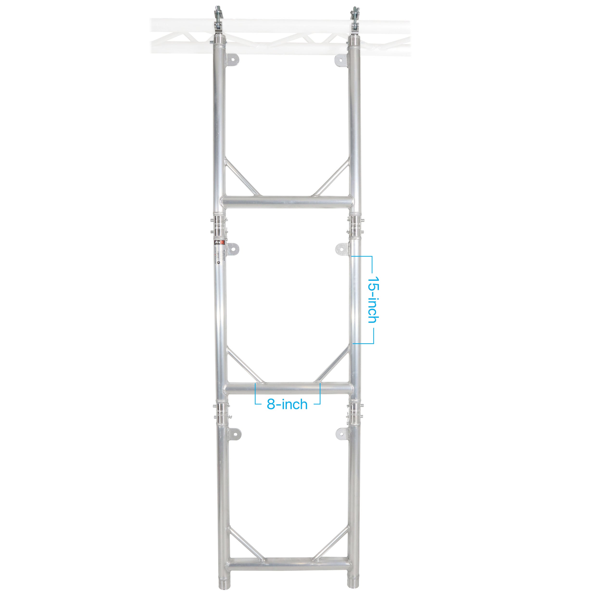 Truss Modular 3X Rapid U Grid Trio Package for Lighting - Moving Heads W-Rolling Aluminum Baseplate