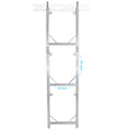 2PCS 24" Truss Tube with Dual Clamp for ProX XT-GRU Rapid Grid Modular System