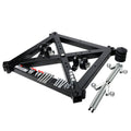 Universal Vertical Tower Truss Ground Support Base on Wheels with Leveling Jacks for F34, F44 and 12" Bolt truss