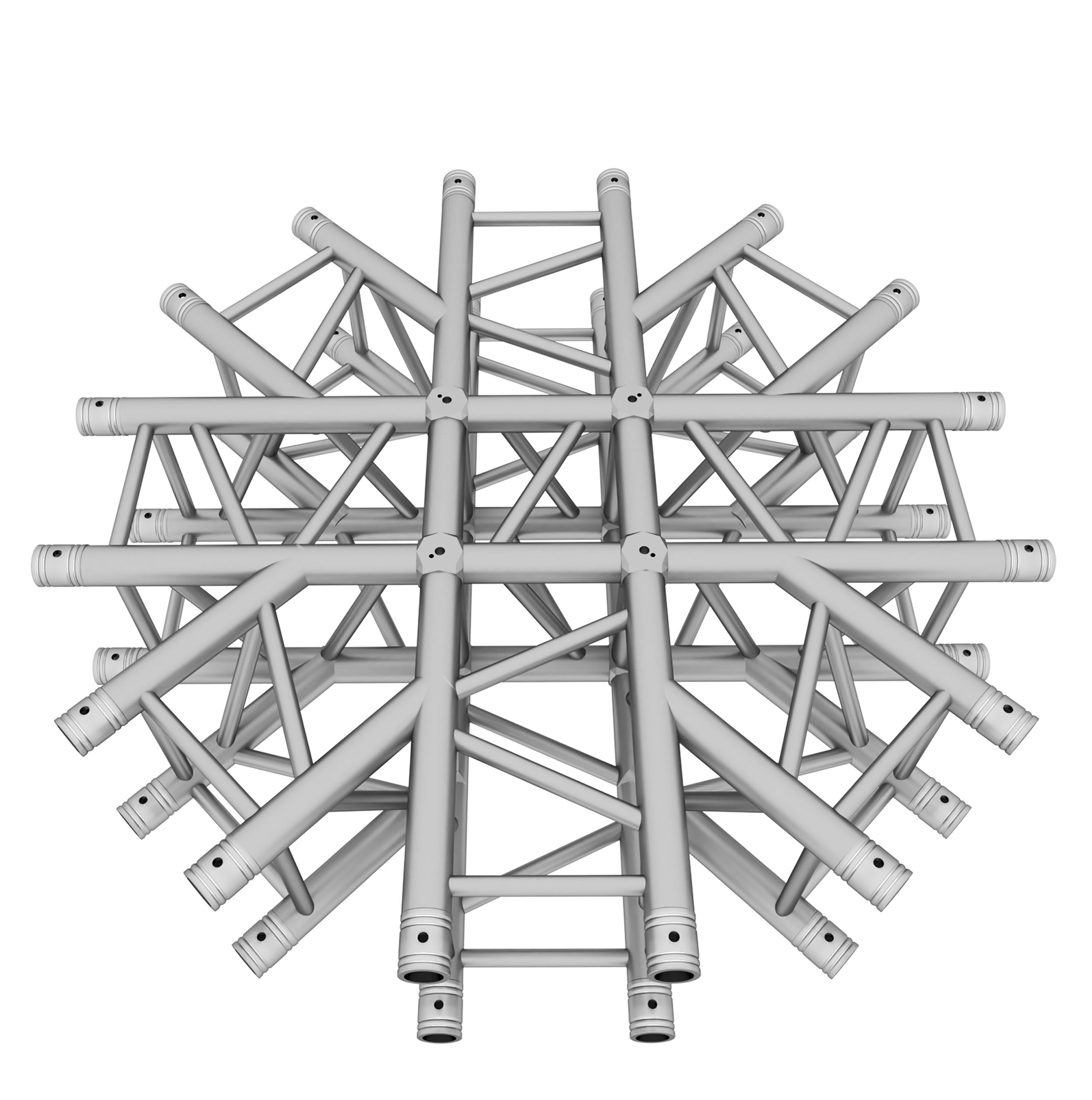 8-Way + 2-way Top Bottom Spider Lighting Junction Box - Spider Shaped Truss for F34 Conical Truss