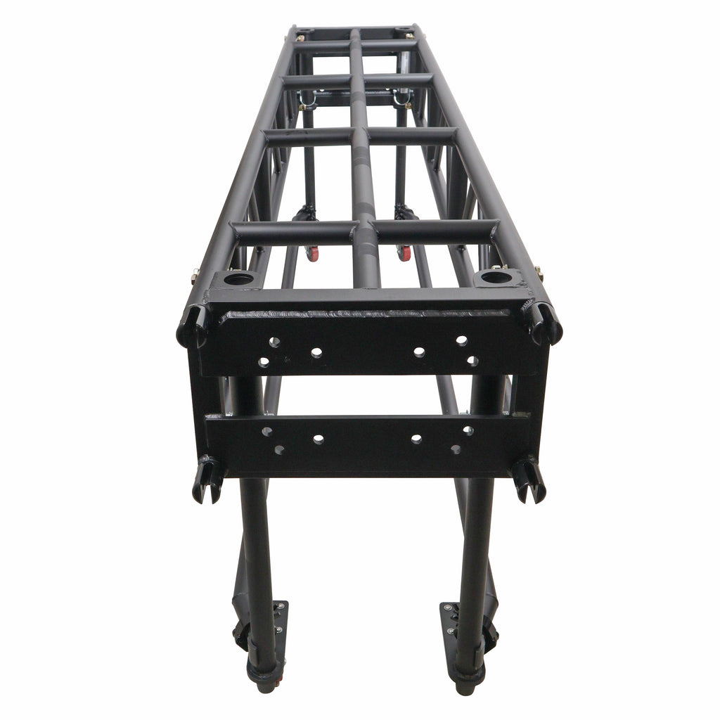 10' FT Pre-Rig Truss Segment with Removable Rolling Base System BLACK