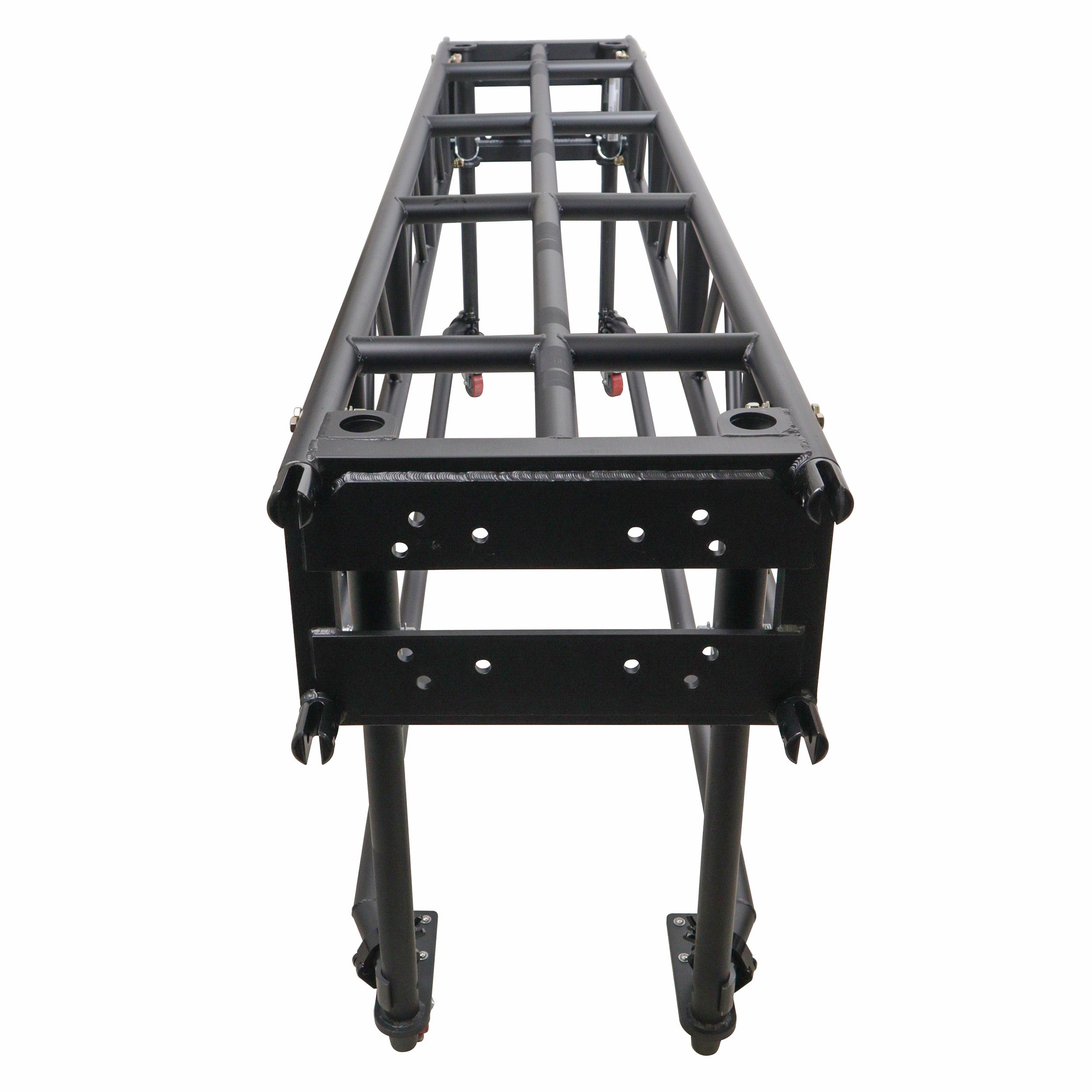 10' FT Pre-Rig Truss Segment with Removable Rolling Base System BLACK