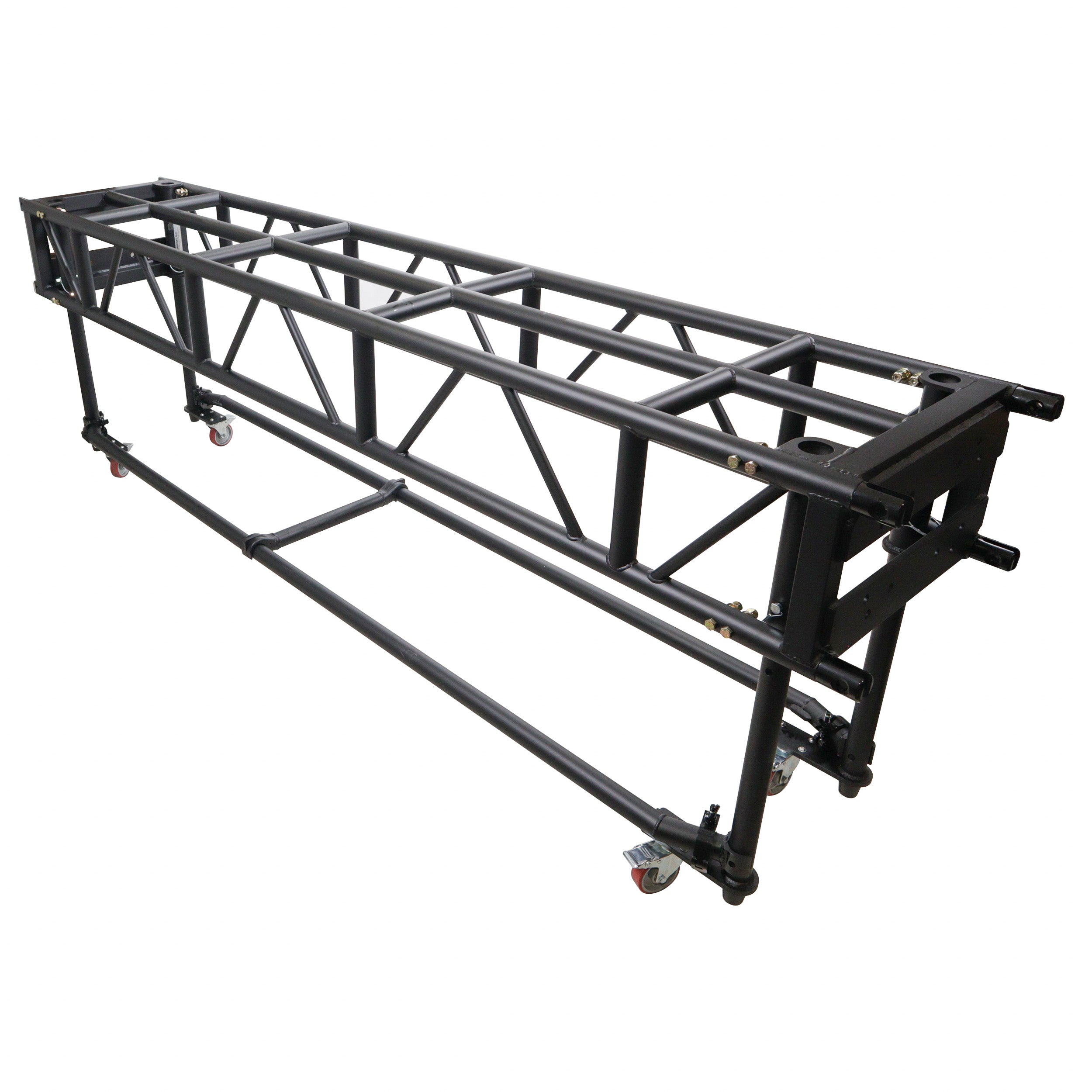 10' FT Pre-Rig Truss Segment with Removable Rolling Base System BLACK