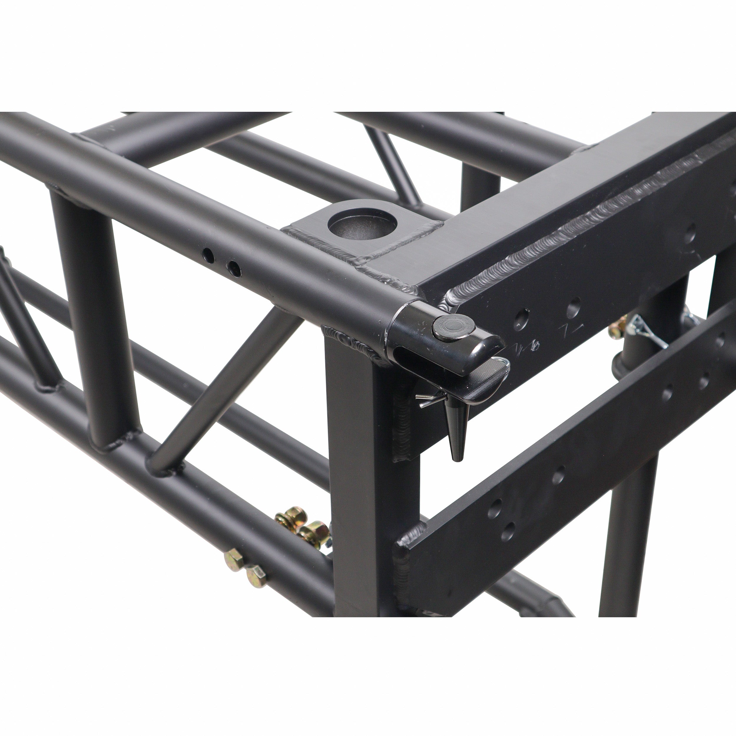 10' FT Pre-Rig Truss Segment with Removable Rolling Base System BLACK