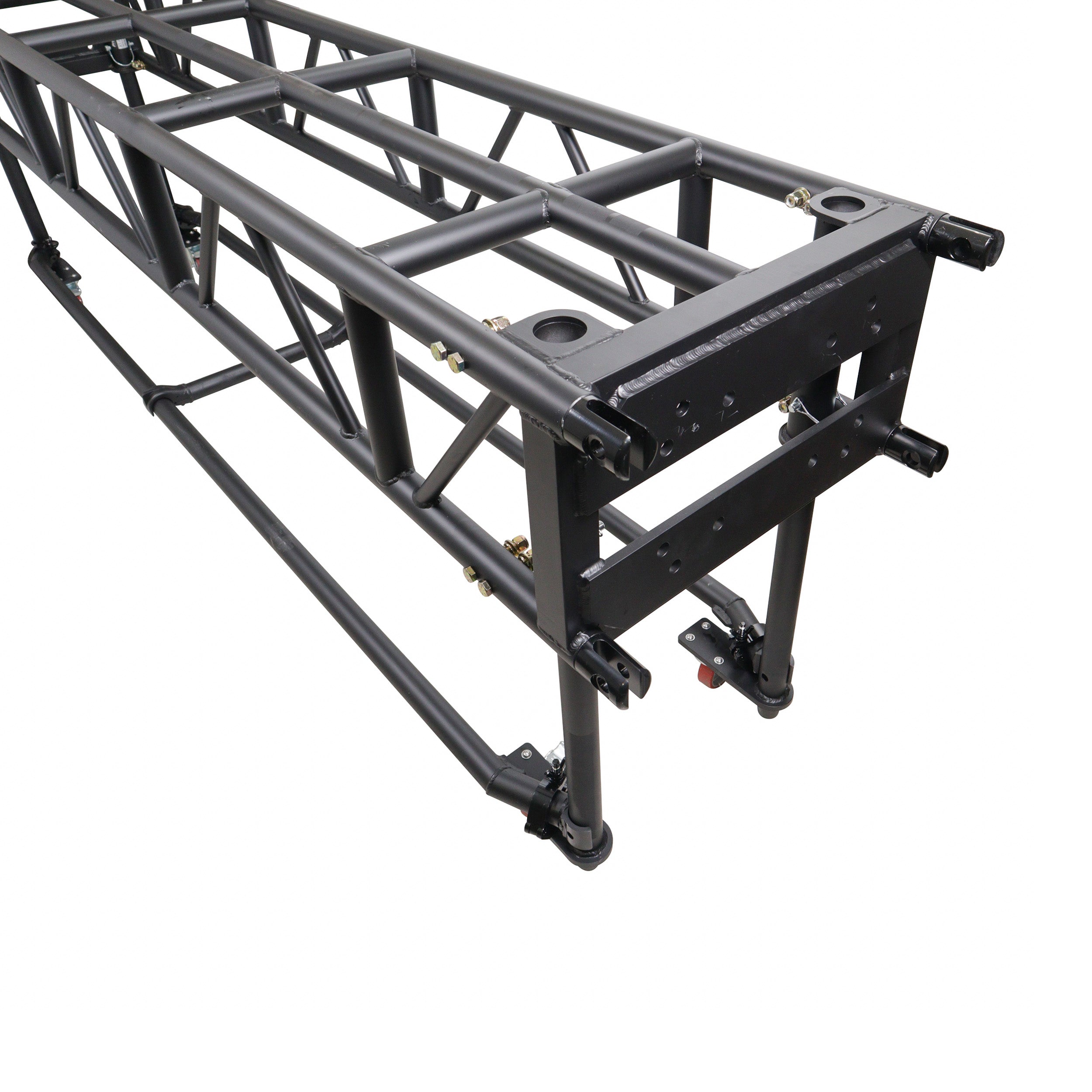 10' FT Pre-Rig Truss Segment with Removable Rolling Base System BLACK