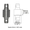 Spacer 50mm Male Coupler
