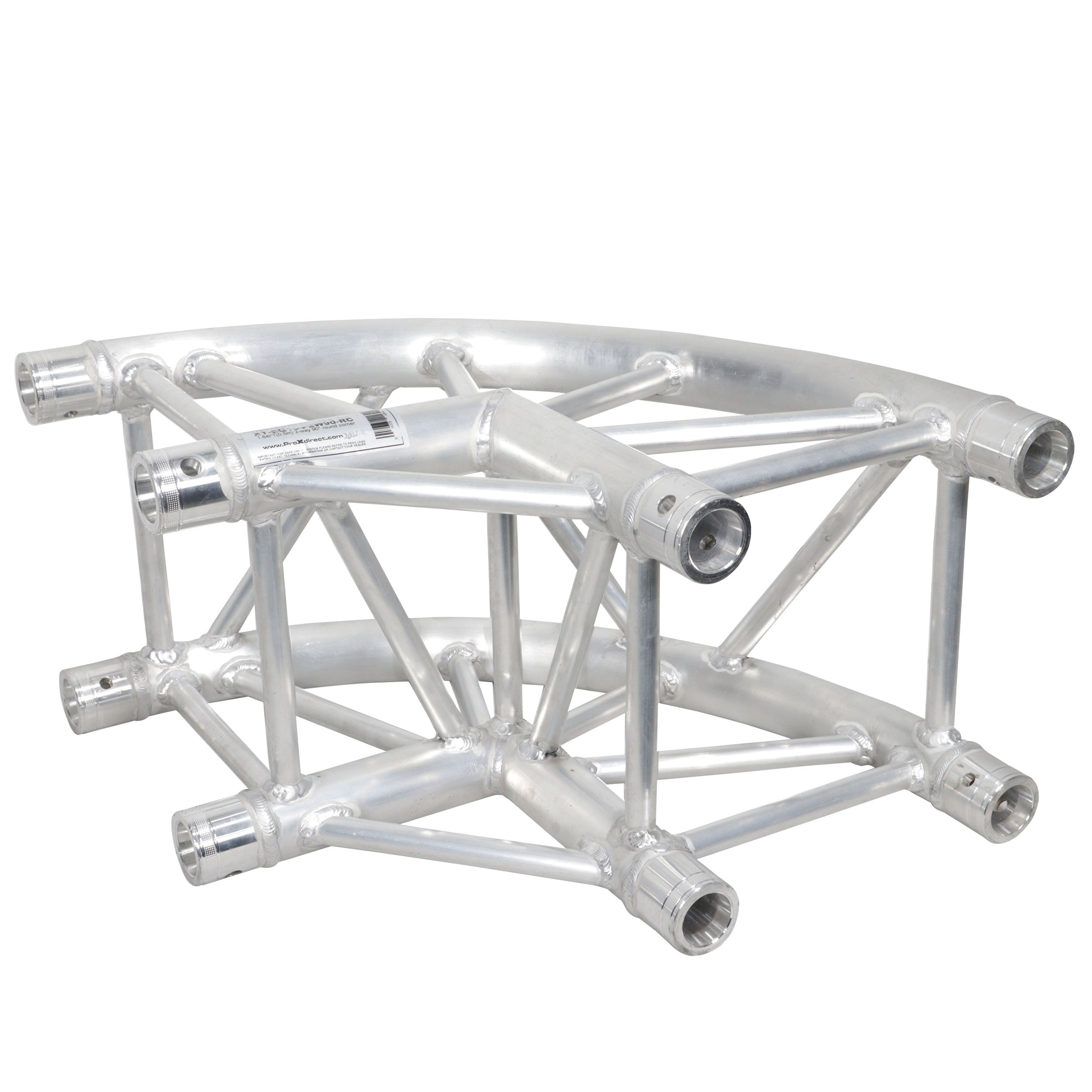 Square Truss Corner 2 Way 90 Degree Round
