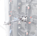 10-13" LED Panel Wall Mounting Plate to Extension 2" Pole Truss Clamp for Ground Stacking and Hanging.
