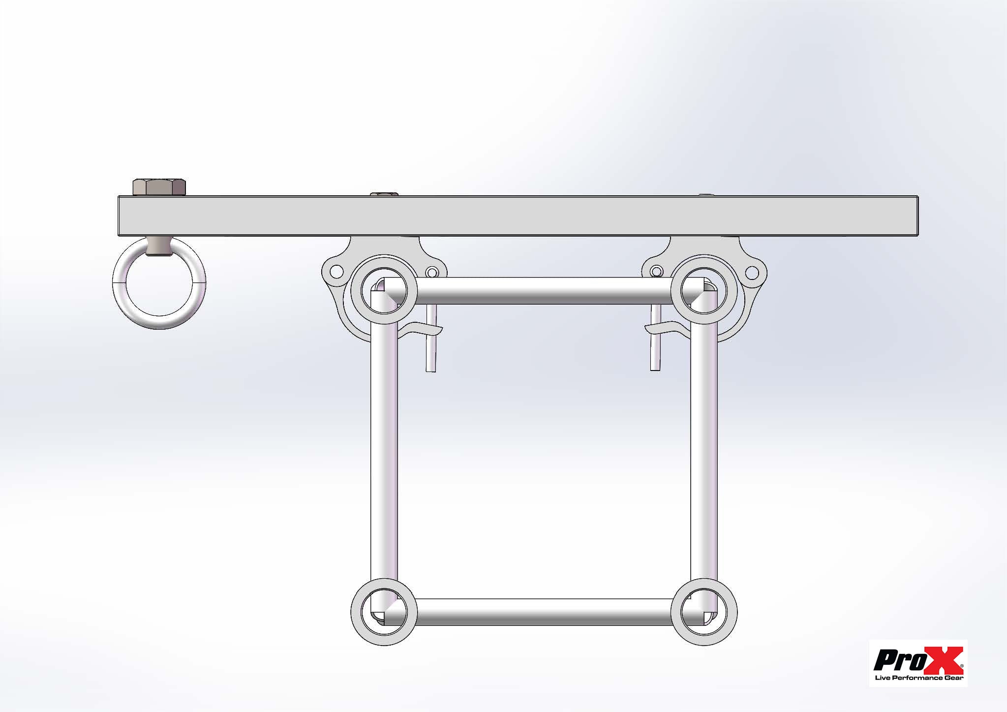 Top Panel Top Pick Pro Point for Video Wall Truss Hanging Bracket Adjustable F34-44 / 12-16" Truss