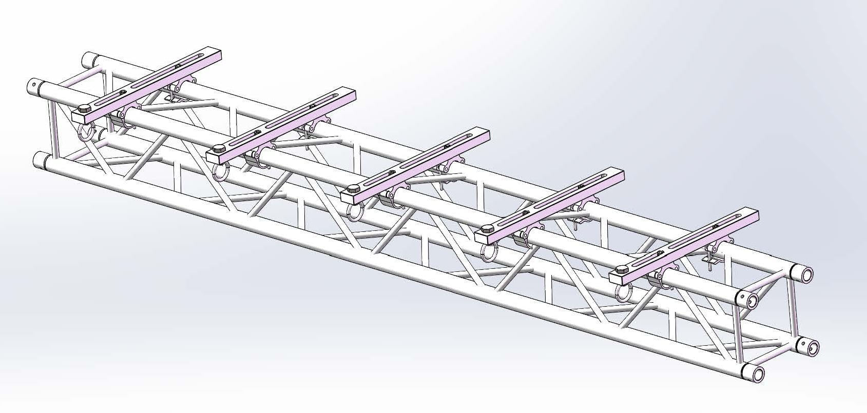 Top Panel Top Pick Pro Point for Video Wall Truss Hanging Bracket Adjustable F34-44 / 12-16" Truss
