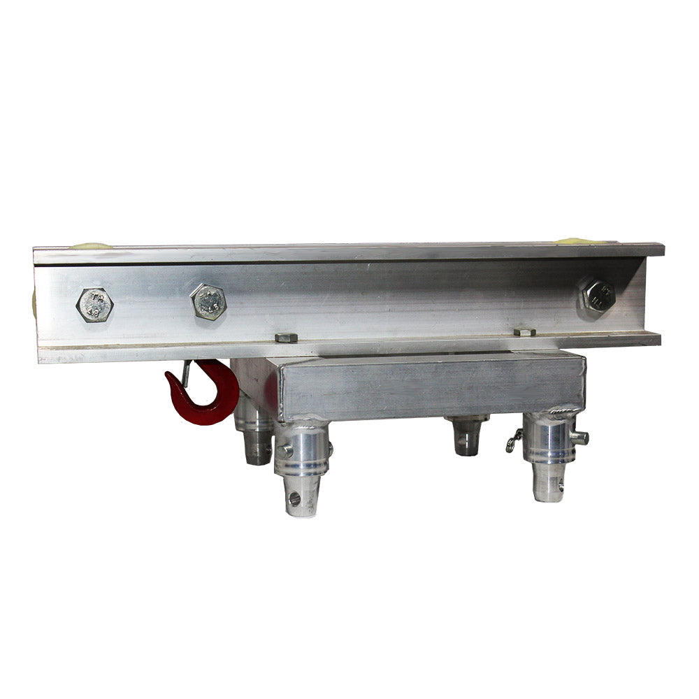 Truss Tower Stage Roofing System Package -Top Block | Hinges | Base | Outriggers and 3.28 Ft. 2 mm Wall Truss Segment
