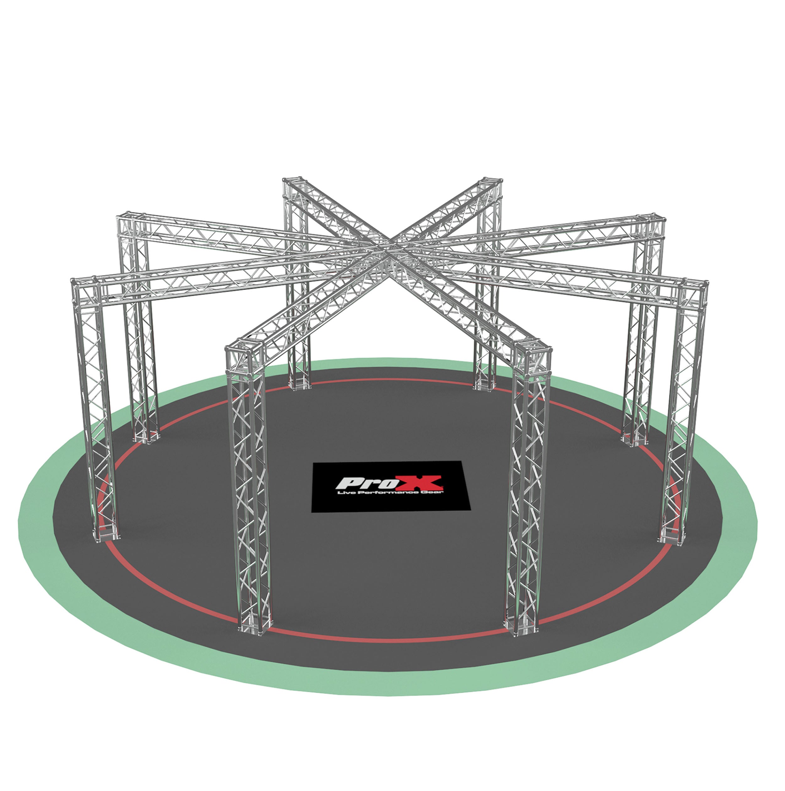 F34 Spider Trade Show Display Booth Truss System – 9 x 22 Ft.