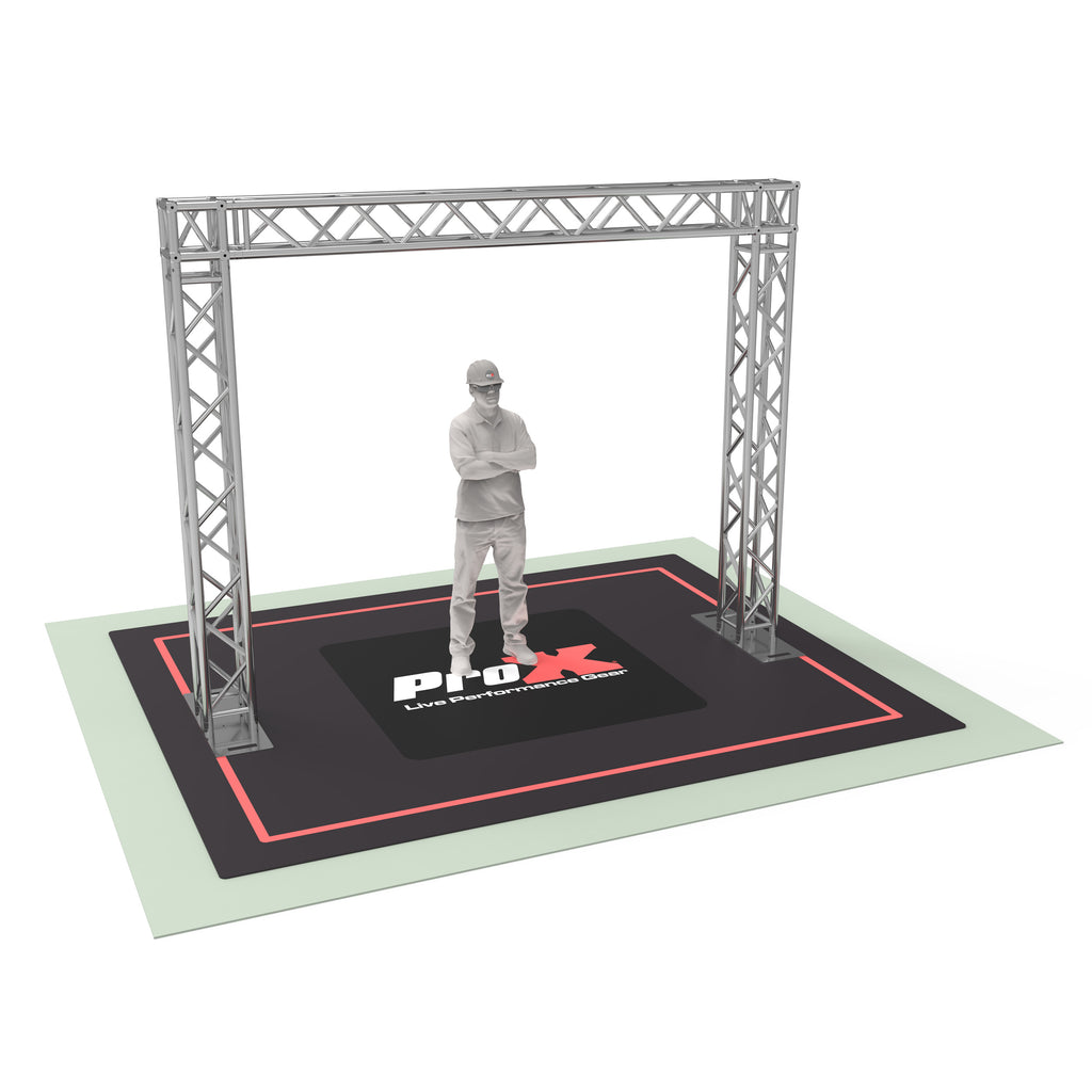 Goal Post Truss System - 11.75 Ft W x 9.20 Ft H - Light Duty DJ Truss