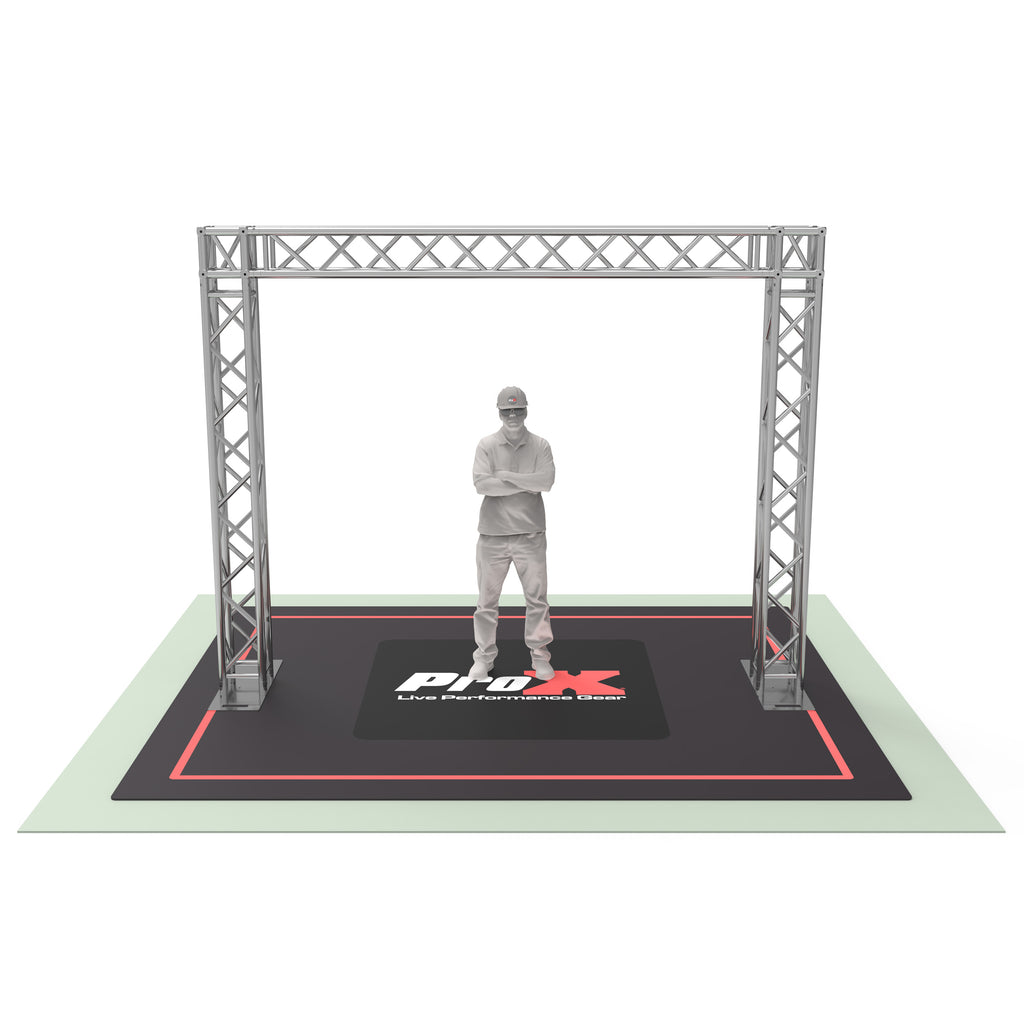 Goal Post Truss System - 11.75 Ft W x 9.20 Ft H - Light Duty DJ Truss