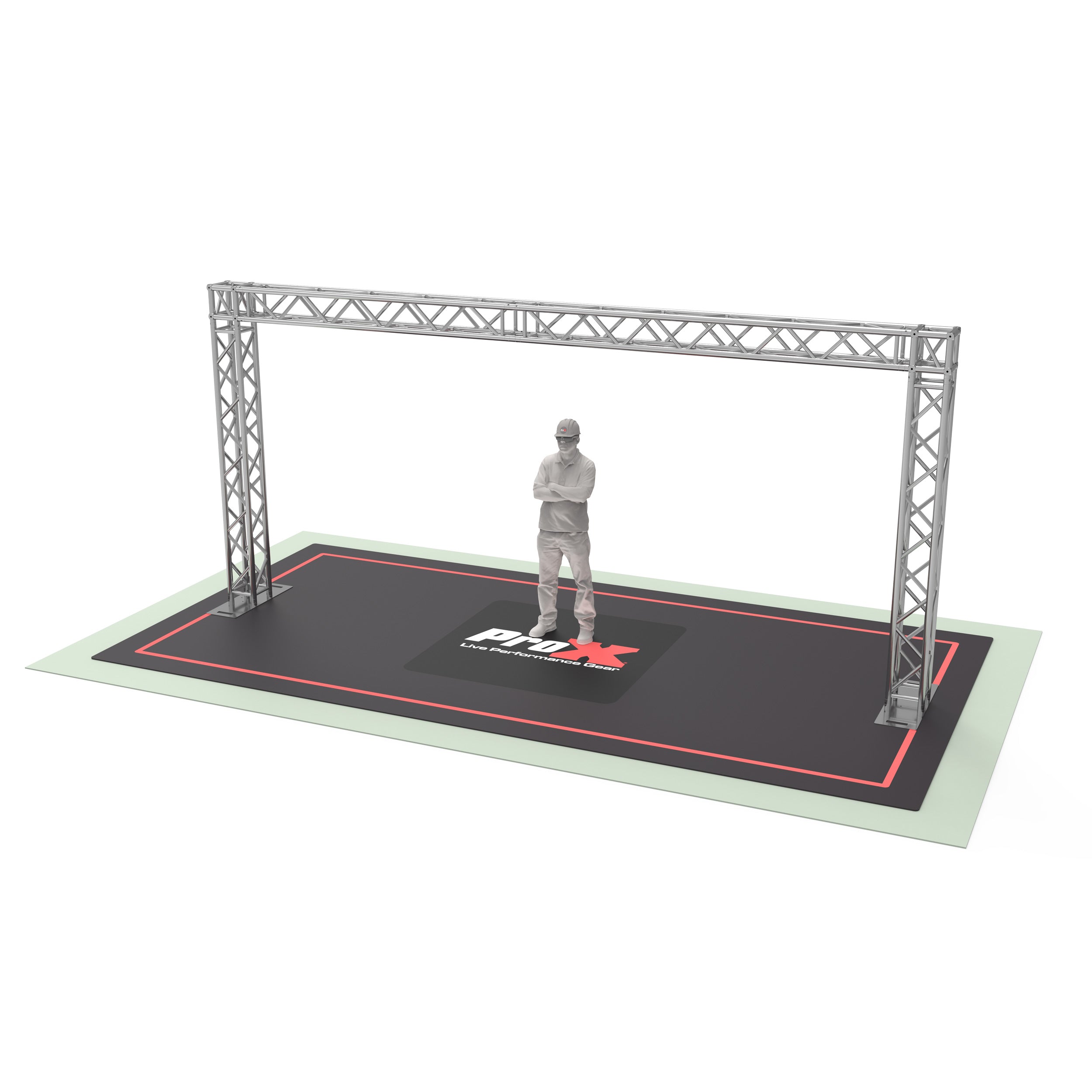 Goal Post Truss System - 19.75 Ft W x 9.20 Ft H  - K SERIES Light Duty
