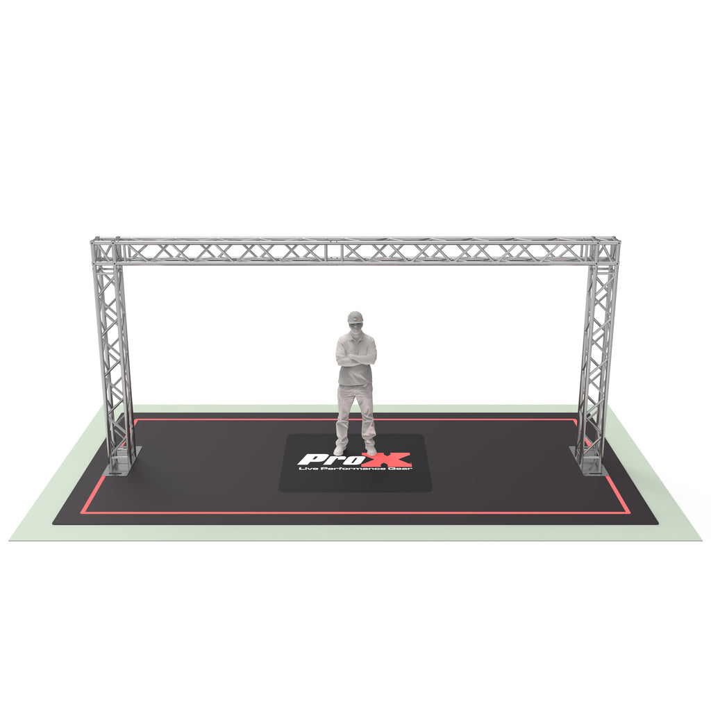 Goal Post 9.8 x19.68 Exhibition Module Finish Line Stand Truss Package