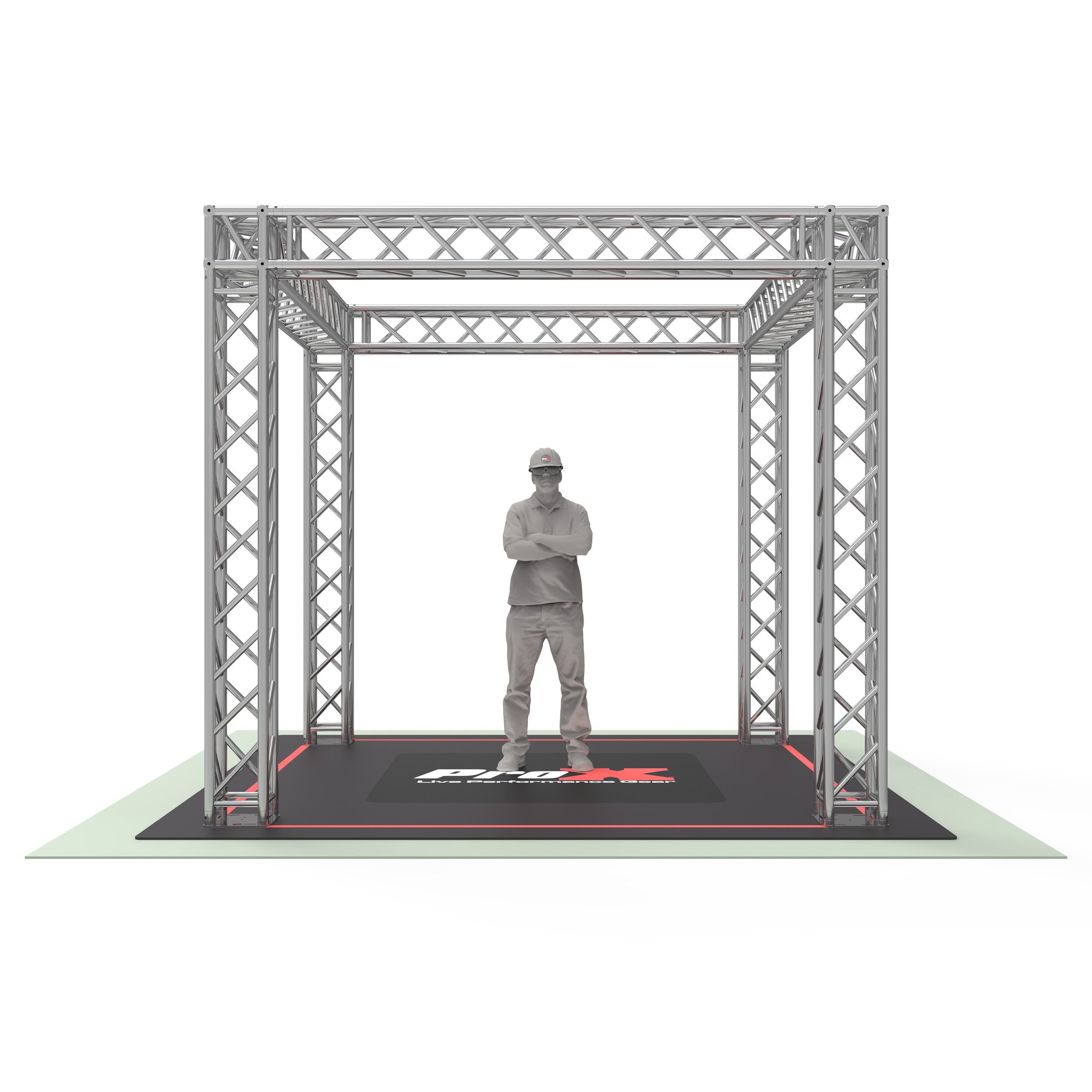 Tradeshow Booth 10.10 W X 10.10 L X 9.20 FT H  - K SERIES Light Duty