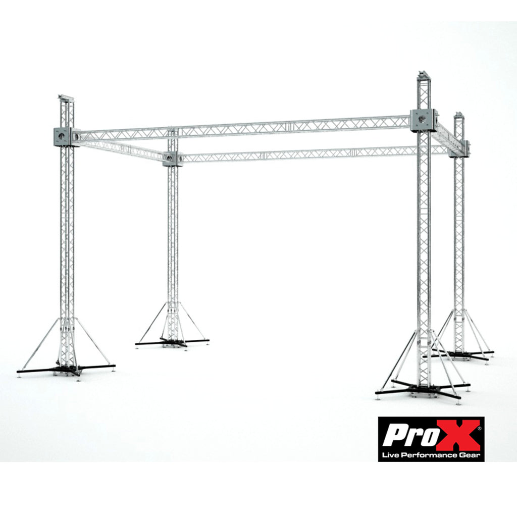 Stage Flat Roofing System Package With 4 Chain Hoists | 30 Ft W x 20 Ft L x 23 Ft H