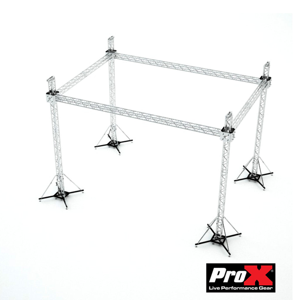 Stage Flat Roofing System Package With 4 Chain Hoists | 30 Ft W x 20 Ft L x 23 Ft H