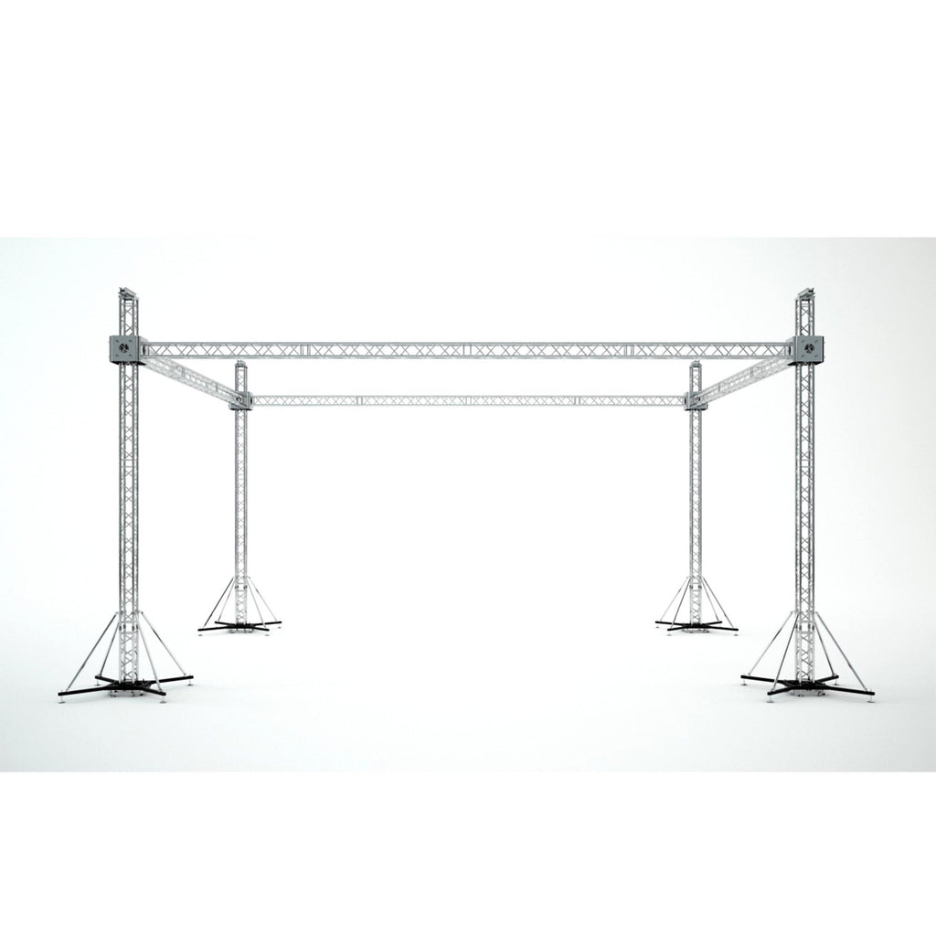 ProX Direct XTP-GS404023 Stage Roofing System 40'W x 40'L x 23'H Includes 4 Chain Hoists