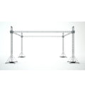 ProX Direct XTP-GS404023 Stage Roofing System 40'W x 40'L x 23'H Includes 4 Chain Hoists