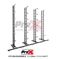 LED Video Display Panel Ground Support System Package 4M/13.12FT Width x 3M/9.84FT Height in Black