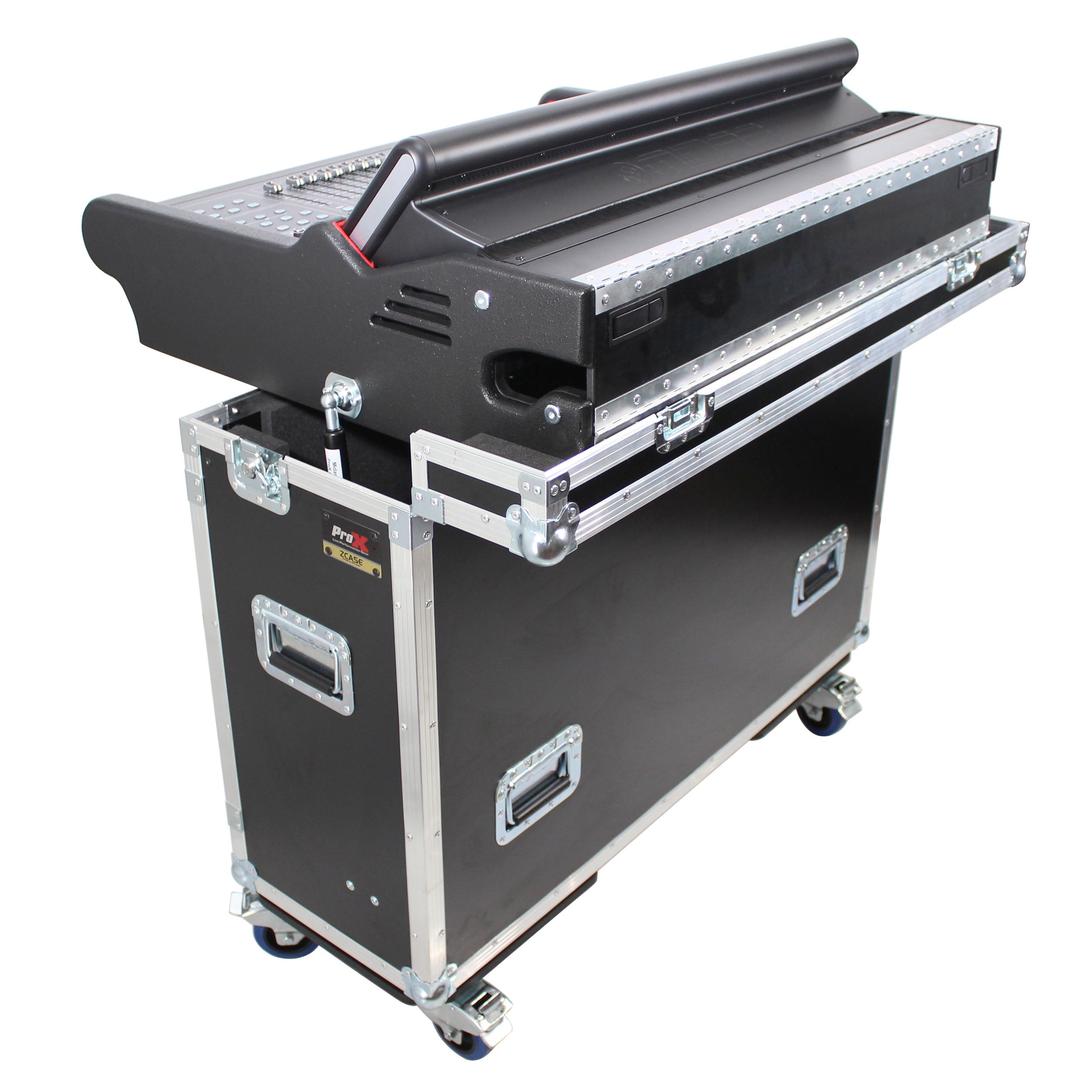 MIDAS M32 Flip-Ready Hydraulic Console Easy Retracting Lifting Case by ZCASE
