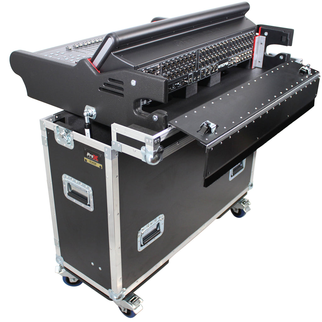 MIDAS M32 Flip-Ready Hydraulic Console Easy Retracting Lifting Case by ZCASE