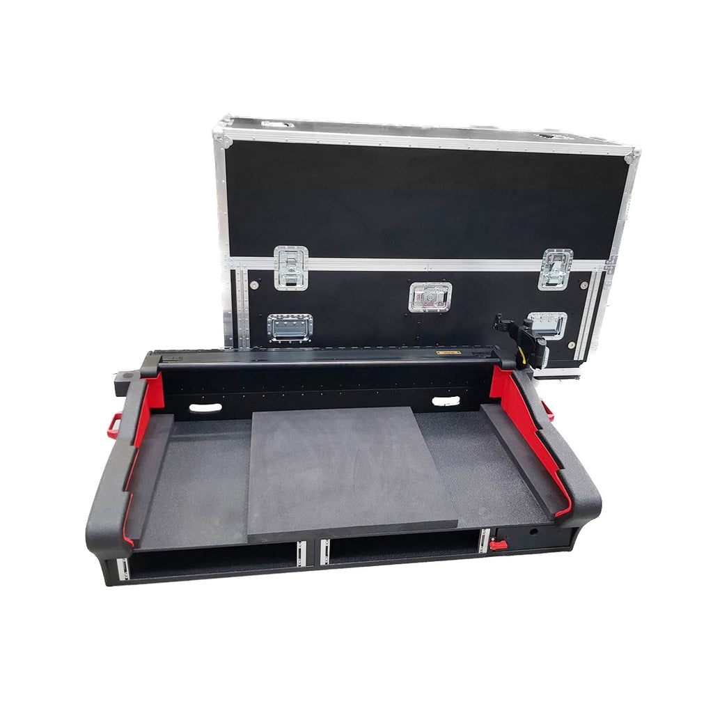 Allen and Heath DLive S7000 Flip-Ready Hydraulic Console Easy Retracting Lifting 2U Rack Space Detachable Case by ZCASE