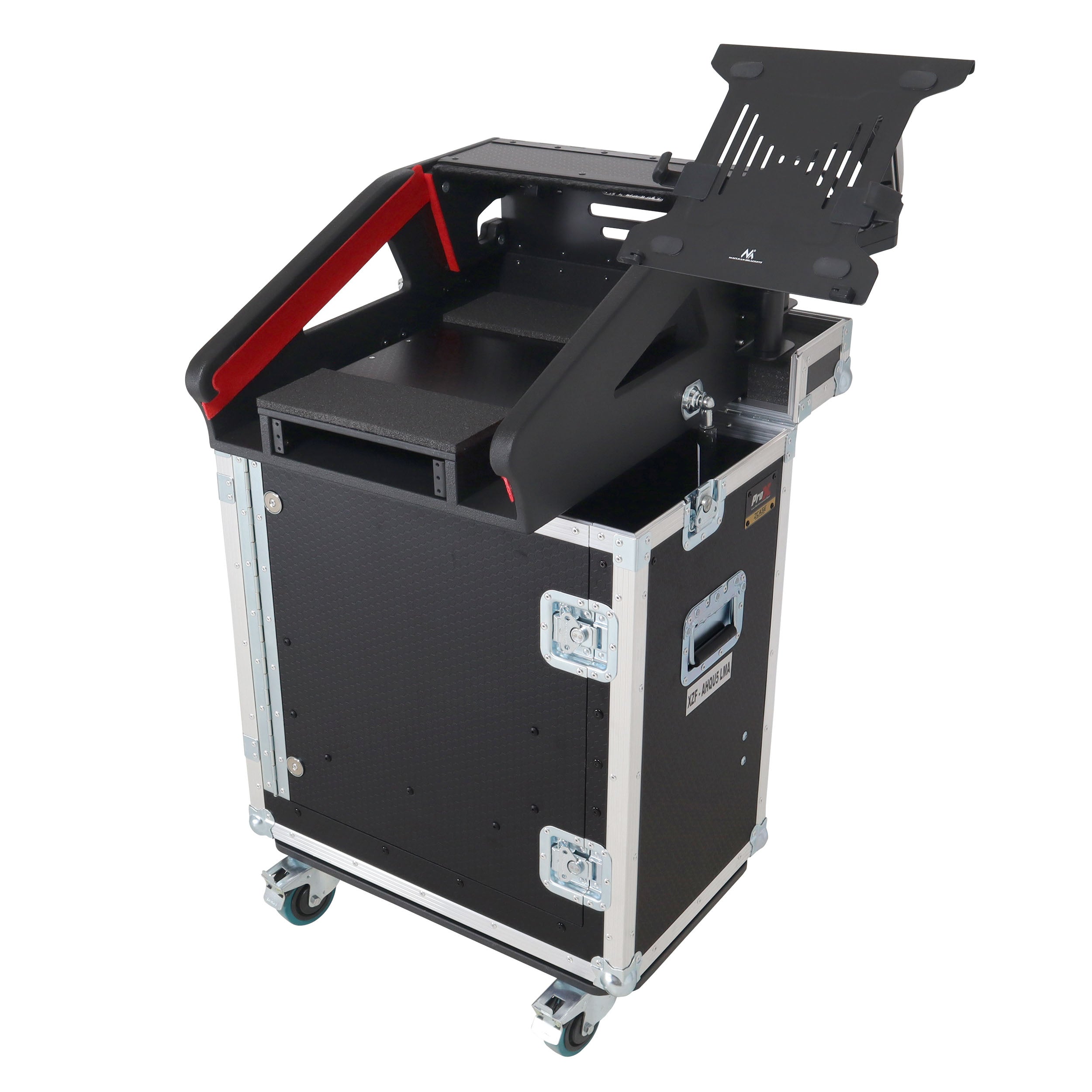 Allen and Heath QU-5 Flip-Ready Hydraulic Console Easy Retracting Lifting Case 1U and Laptop Display Arm by ZCASE