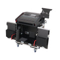 Allen and Heath QU-6 Flip-Ready Hydraulic Console Easy Retracting Lifting Case 1U and Laptop Display Arm by ZCASE