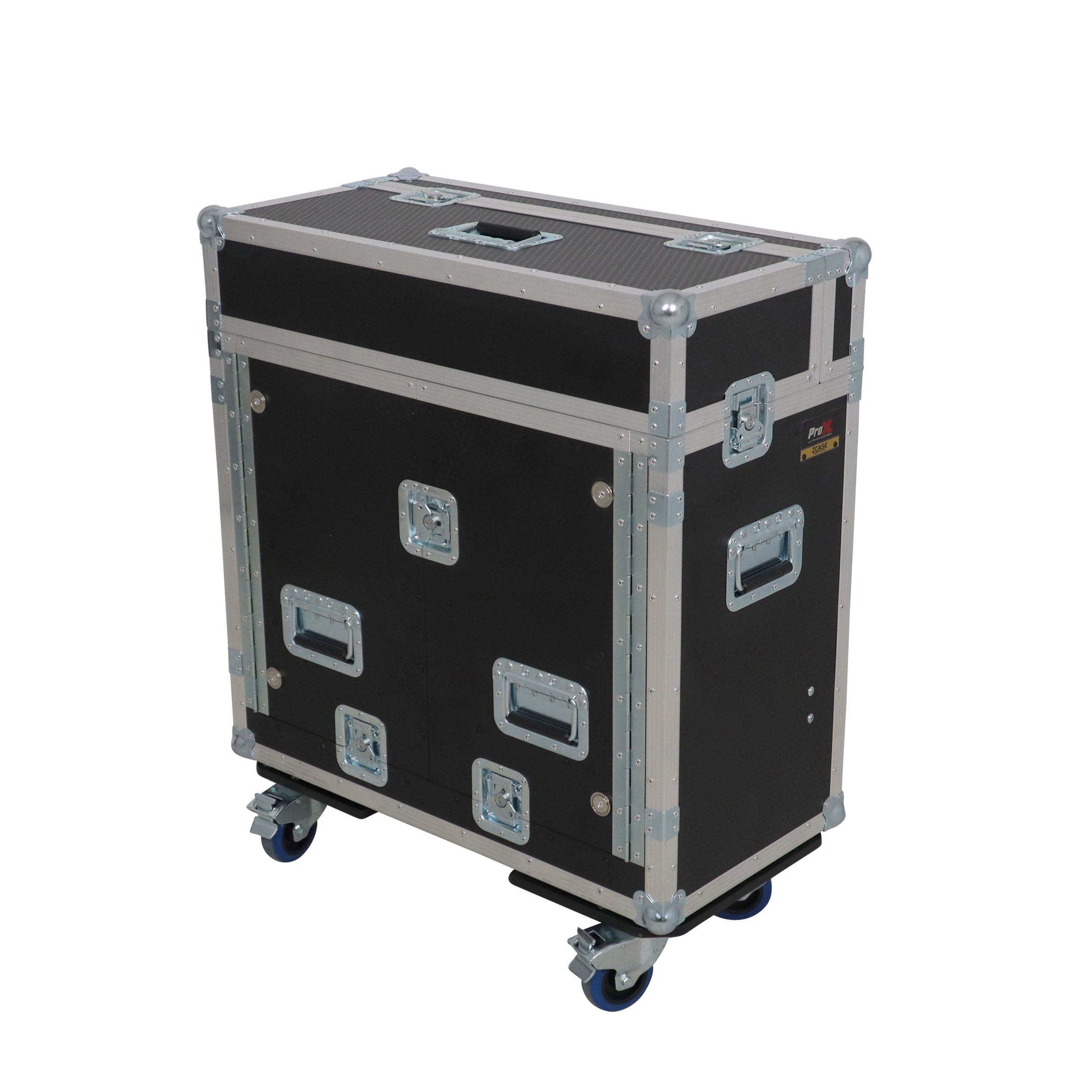 Allen and Heath QU-6 Flip-Ready Hydraulic Console Easy Retracting Lifting Case 1U and Laptop Display Arm by ZCASE