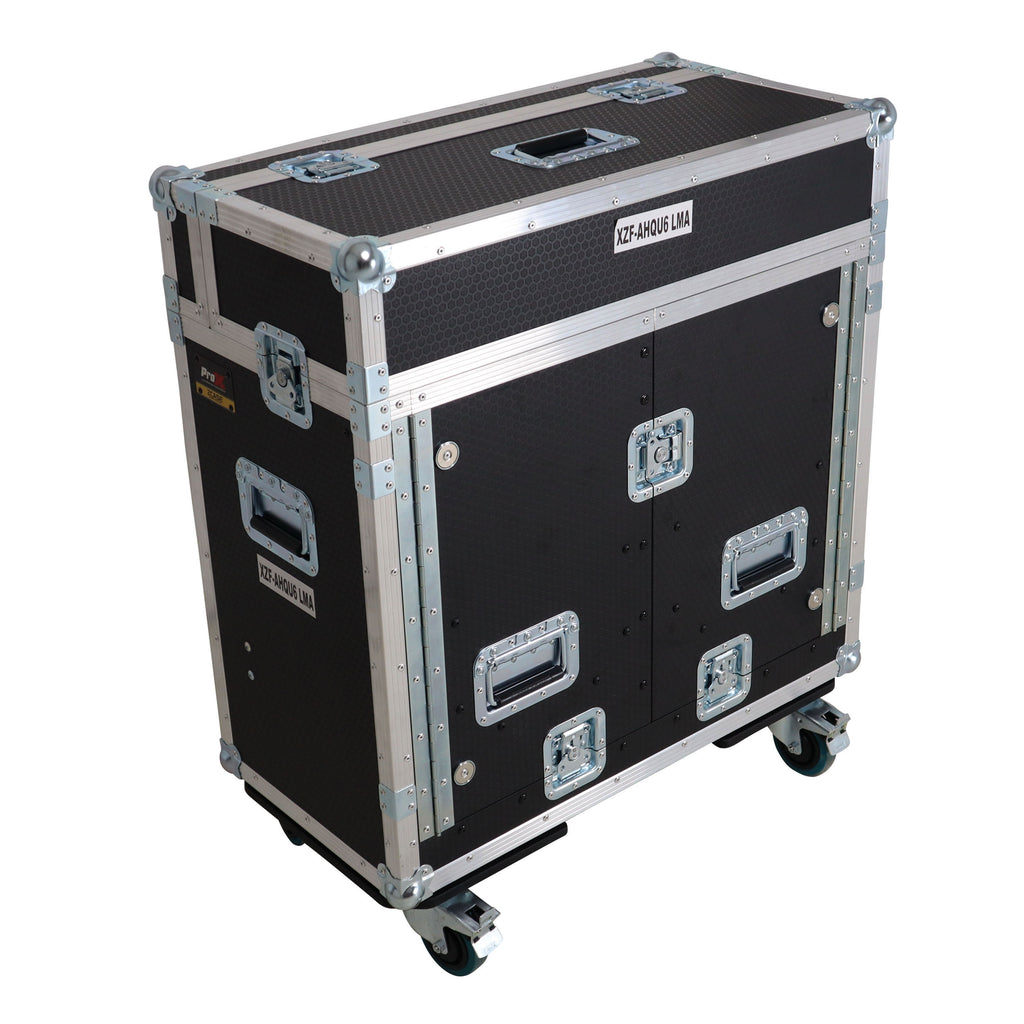 Allen and Heath QU-6 Flip-Ready Hydraulic Console Easy Retracting Lifting Case 1U and Laptop Display Arm by ZCASE