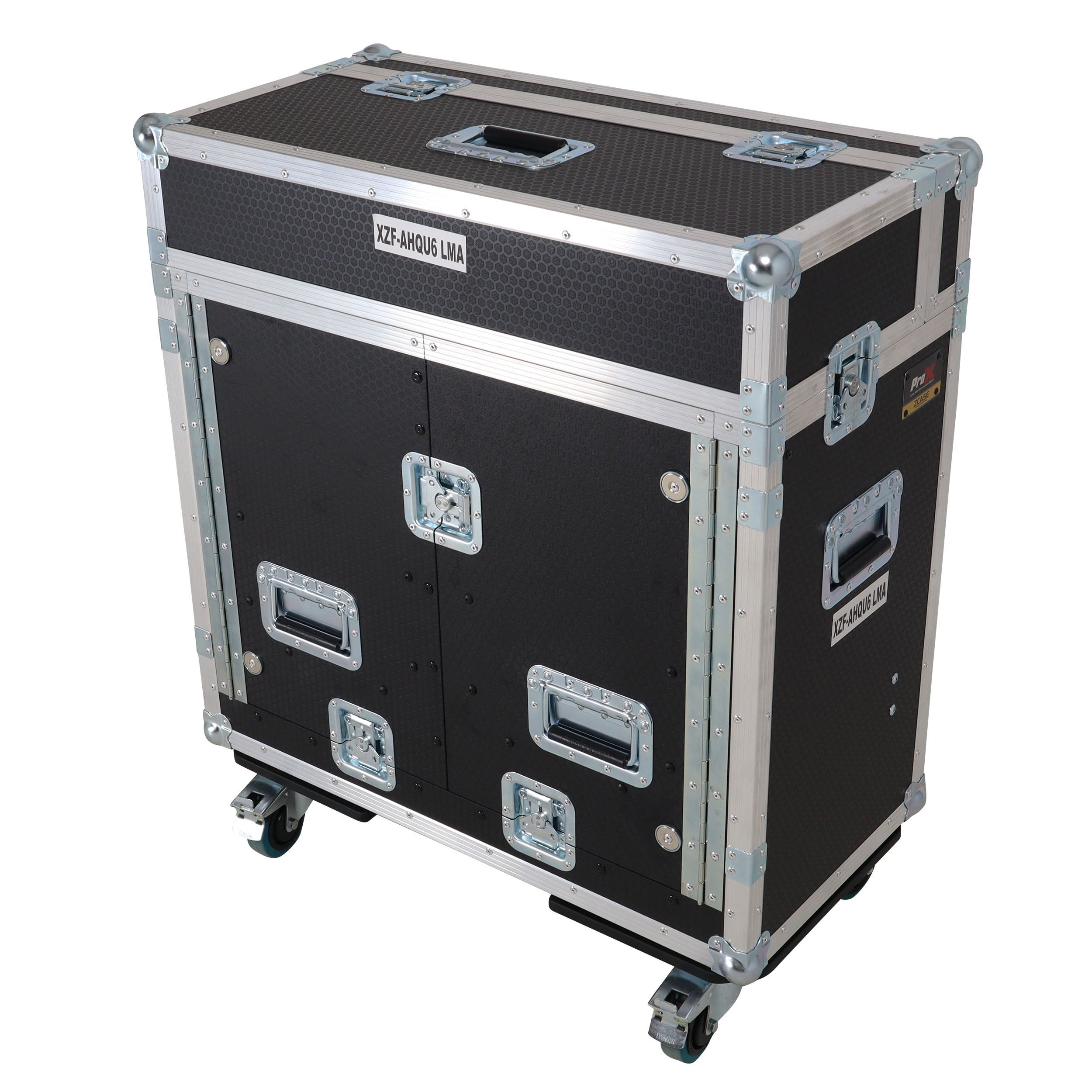 Allen and Heath QU-6 Flip-Ready Hydraulic Console Easy Retracting Lifting Case 1U and Laptop Display Arm by ZCASE