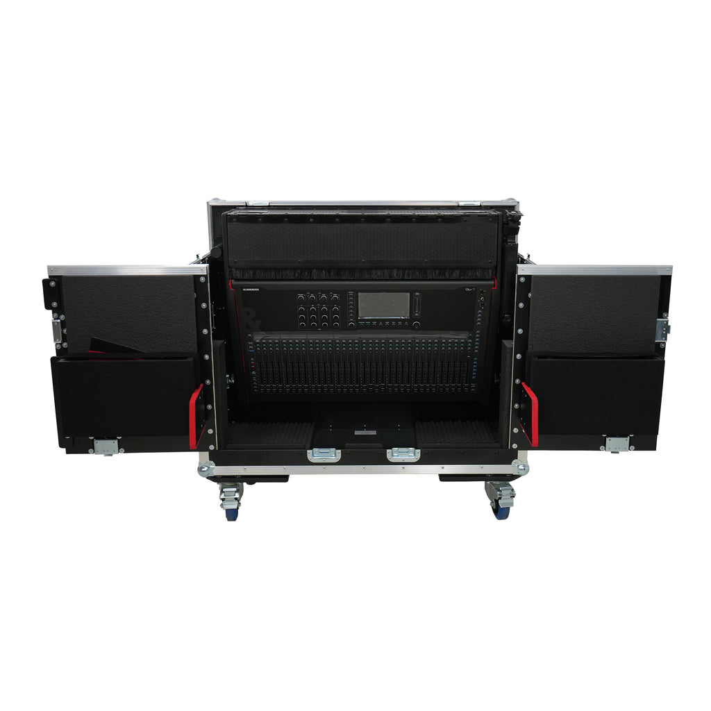 Allen and Heath QU-7 Flip-Ready Hydraulic Console Easy Retracting Lifting Case 1U and Laptop Display Arm by ZCASE