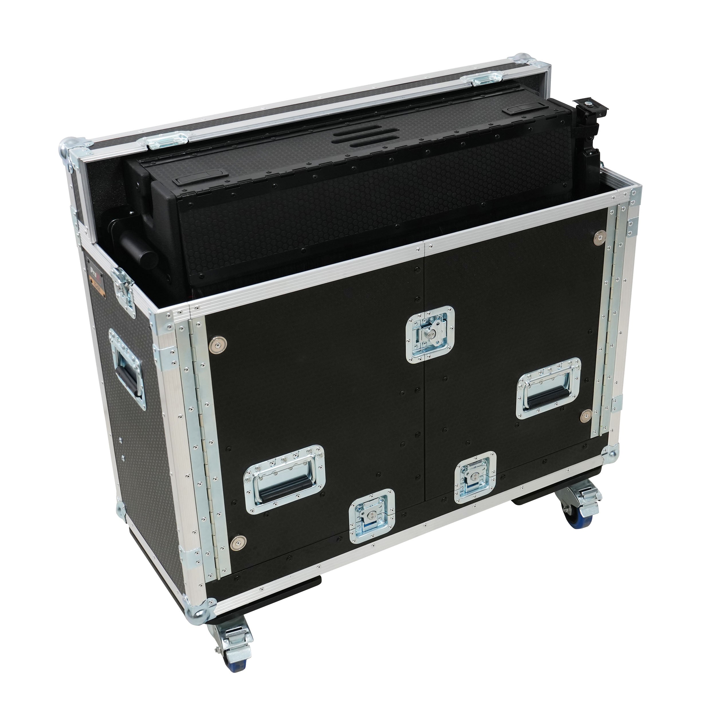 Allen and Heath QU-7 Flip-Ready Hydraulic Console Easy Retracting Lifting Case 1U and Laptop Display Arm by ZCASE