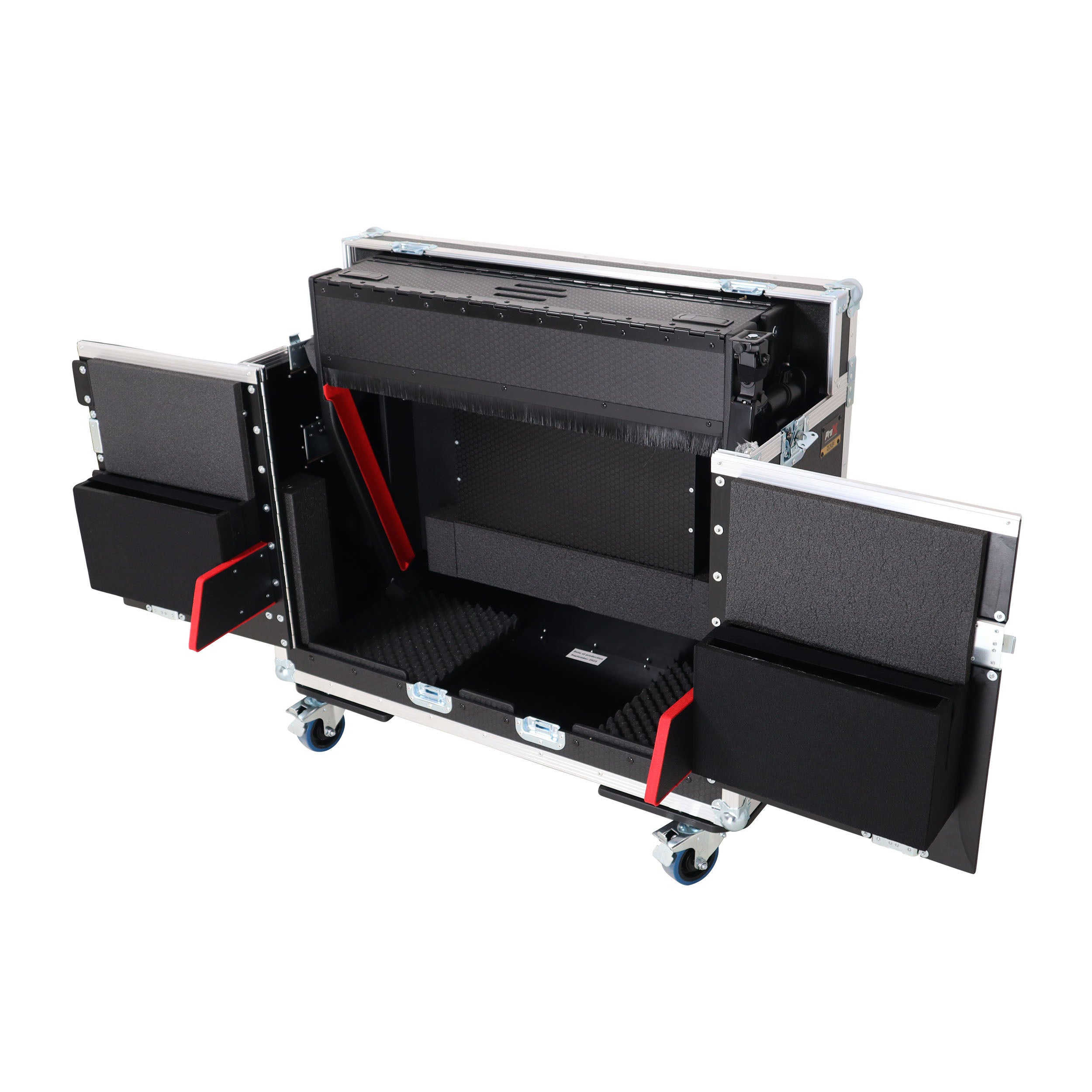 Allen and Heath QU-7 Flip-Ready Hydraulic Console Easy Retracting Lifting Case 1U and Laptop Display Arm by ZCASE