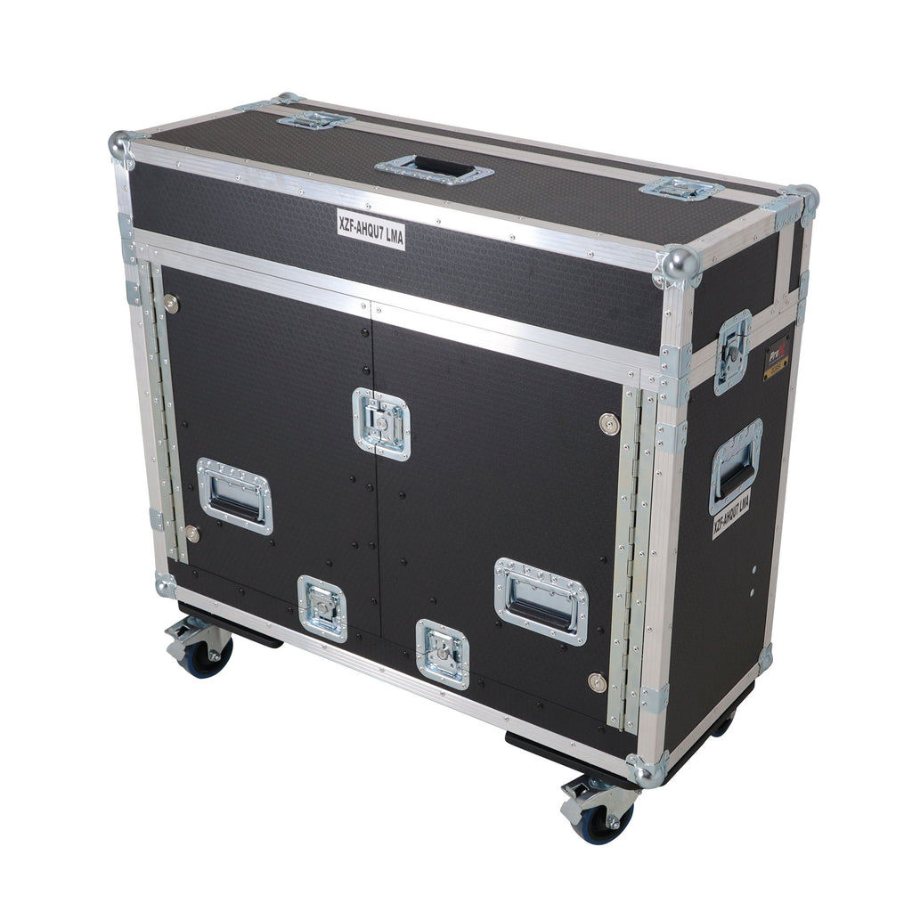 Allen and Heath QU-7 Flip-Ready Hydraulic Console Easy Retracting Lifting Case 1U and Laptop Display Arm by ZCASE