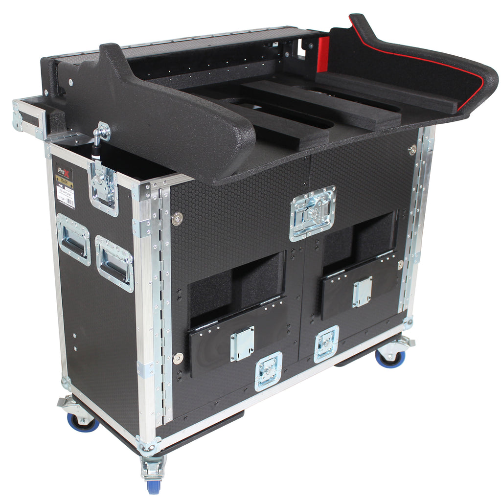 Allen and Heath DLive S5000 Flip-Ready Hydraulic Console Easy Retracting Lifting Case by ZCASE