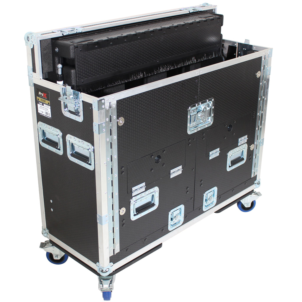 Allen and Heath DLive S5000 Flip-Ready Hydraulic Console Easy Retracting Lifting Case by ZCASE