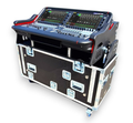 Allen and Heath AVANTIS Flip-Ready Hydraulic Console Easy Retracting Lifting 2U Rack Space Case by ZCASE