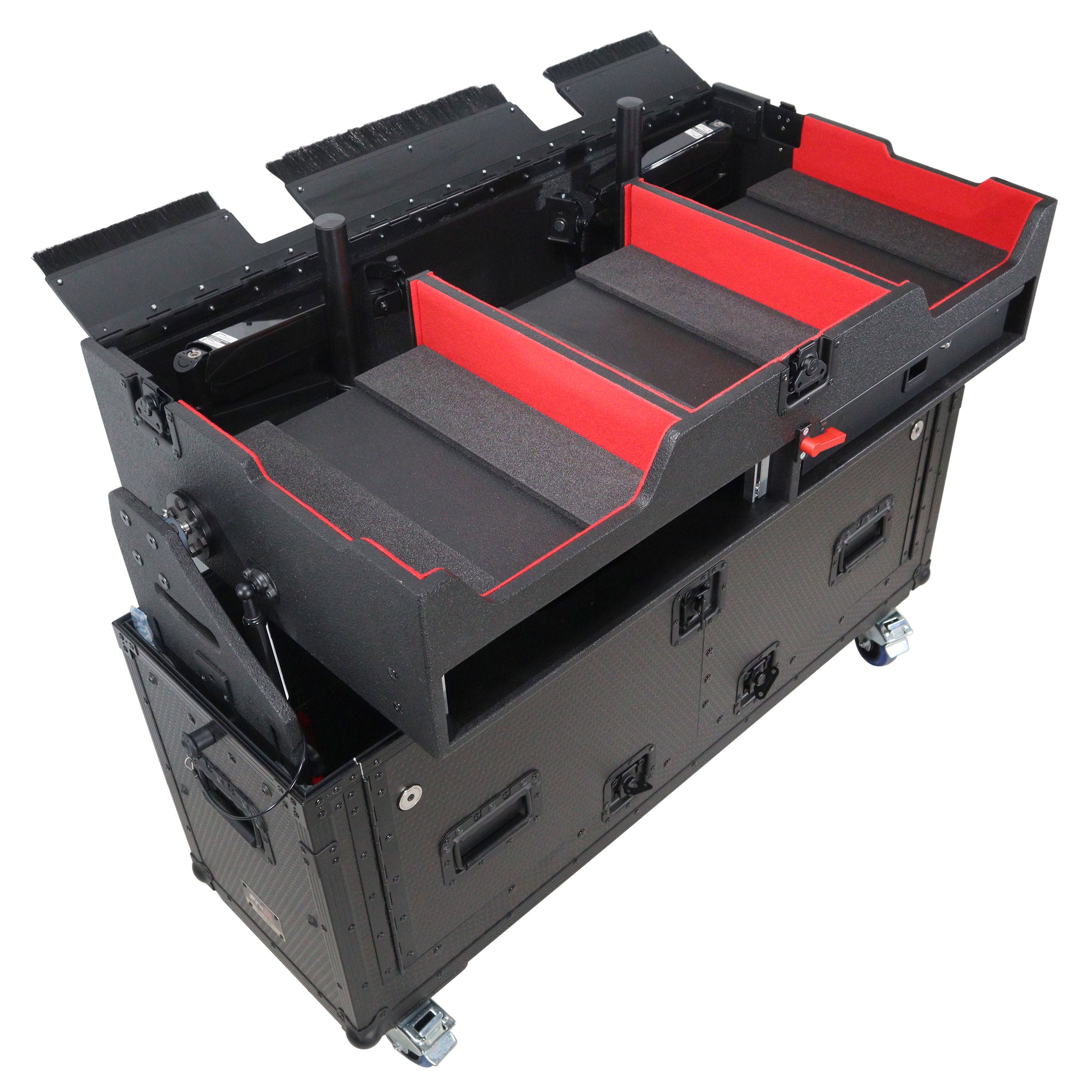 Flip-Ready Easy Retracting Hydraulic Lift Case for Pioneer CDJ-3000 and DJM-900 NXS2 System