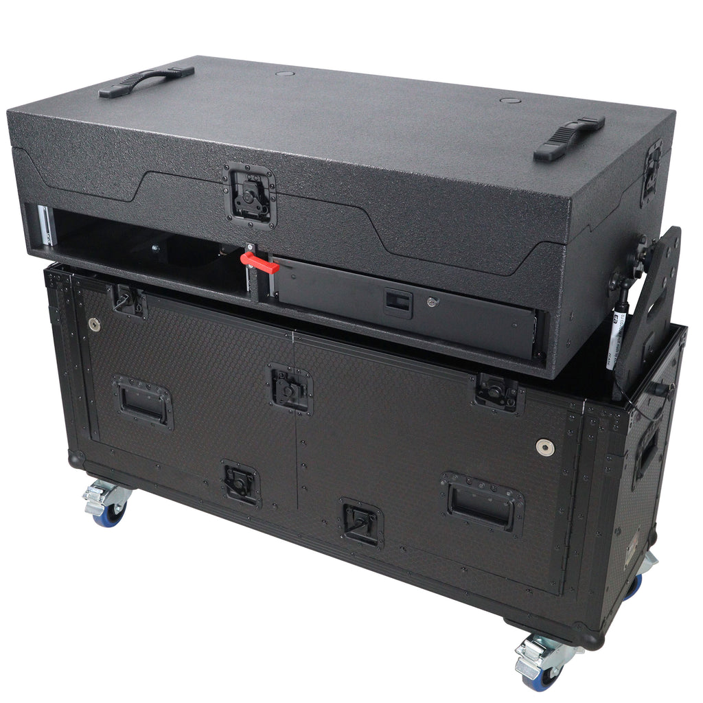 Flip-Ready Easy Retracting Hydraulic Lift Case for Pioneer CDJ-3000 and DJM-900 NXS2 System