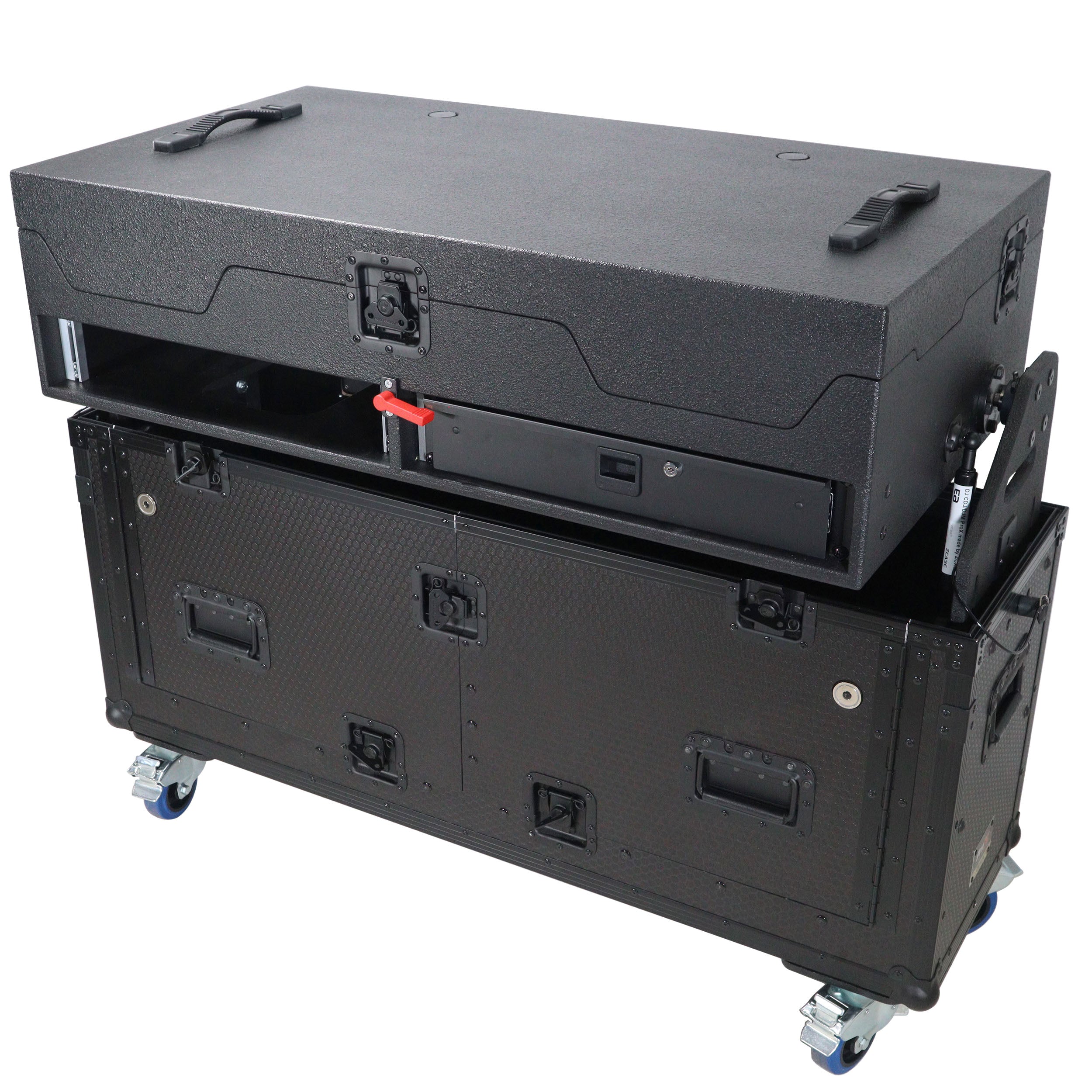 Flip-Ready Easy Retracting Hydraulic Lift Case for Pioneer CDJ-3000 and DJM-900 NXS2 System