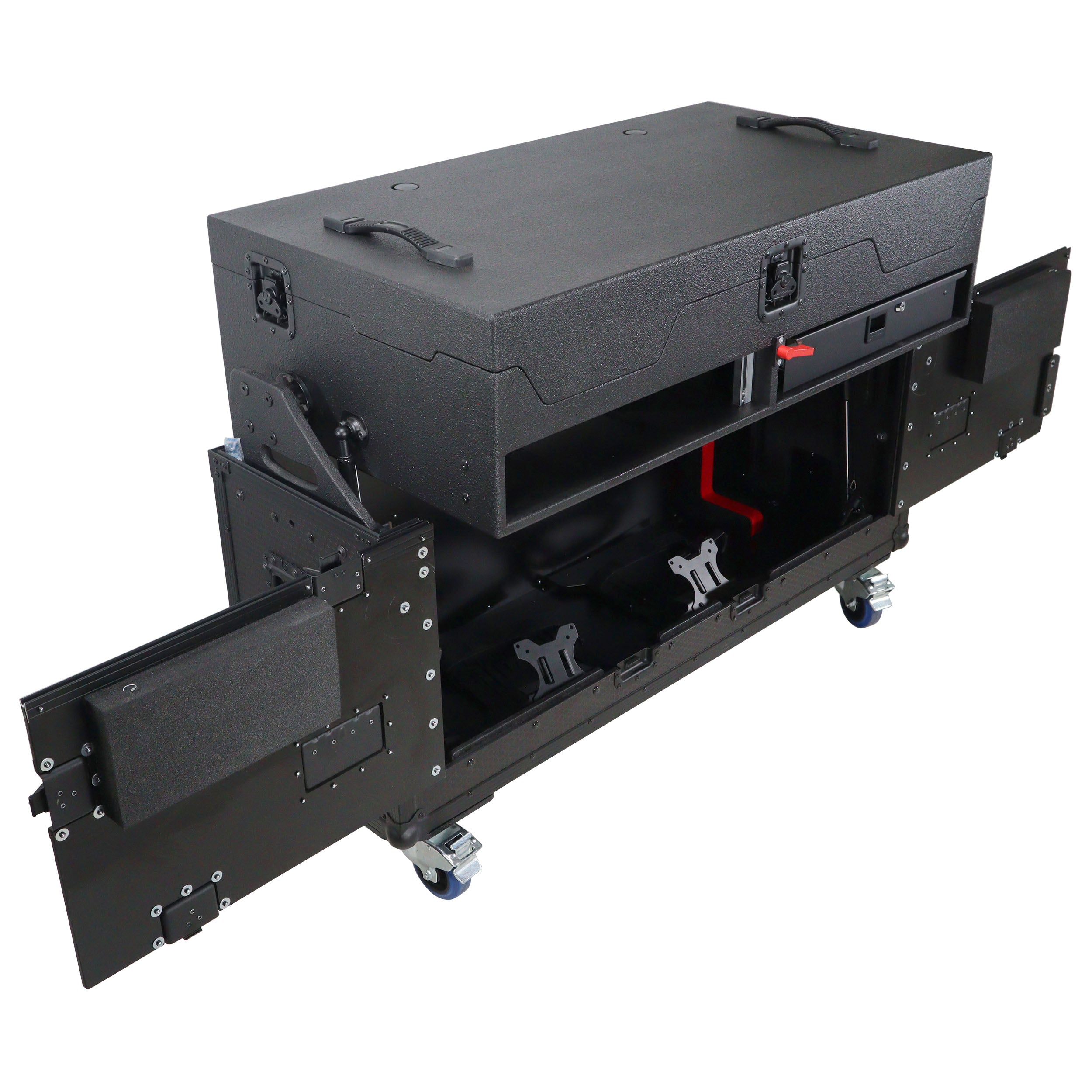 Flip-Ready Easy Retracting Hydraulic Lift Case for Pioneer CDJ-3000 and DJM-900 NXS2 System