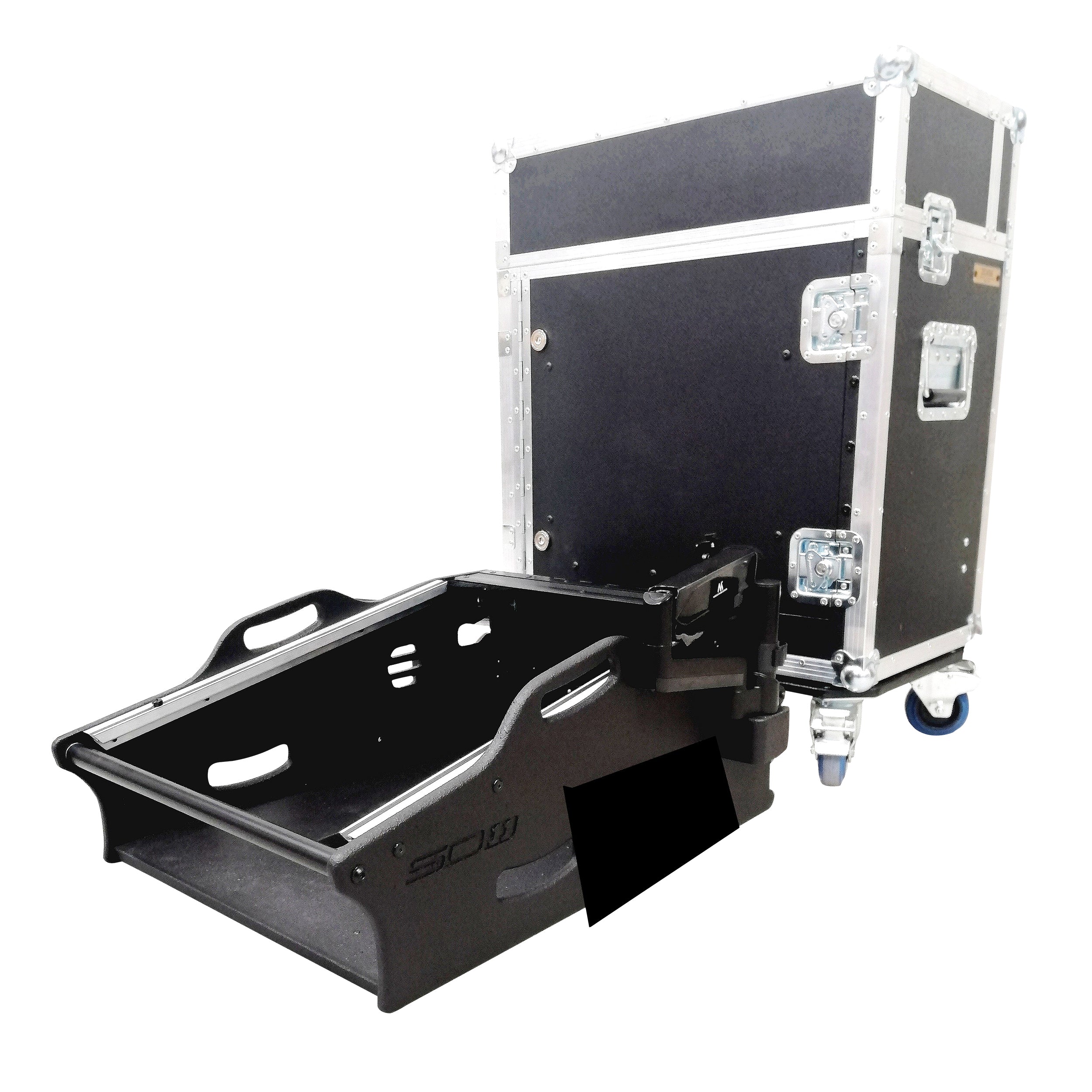 Flip-Ready Detachable Easy Retracting Hydraulic Lift Case With for Digico S11 Digital Mixing Console by ZCase®