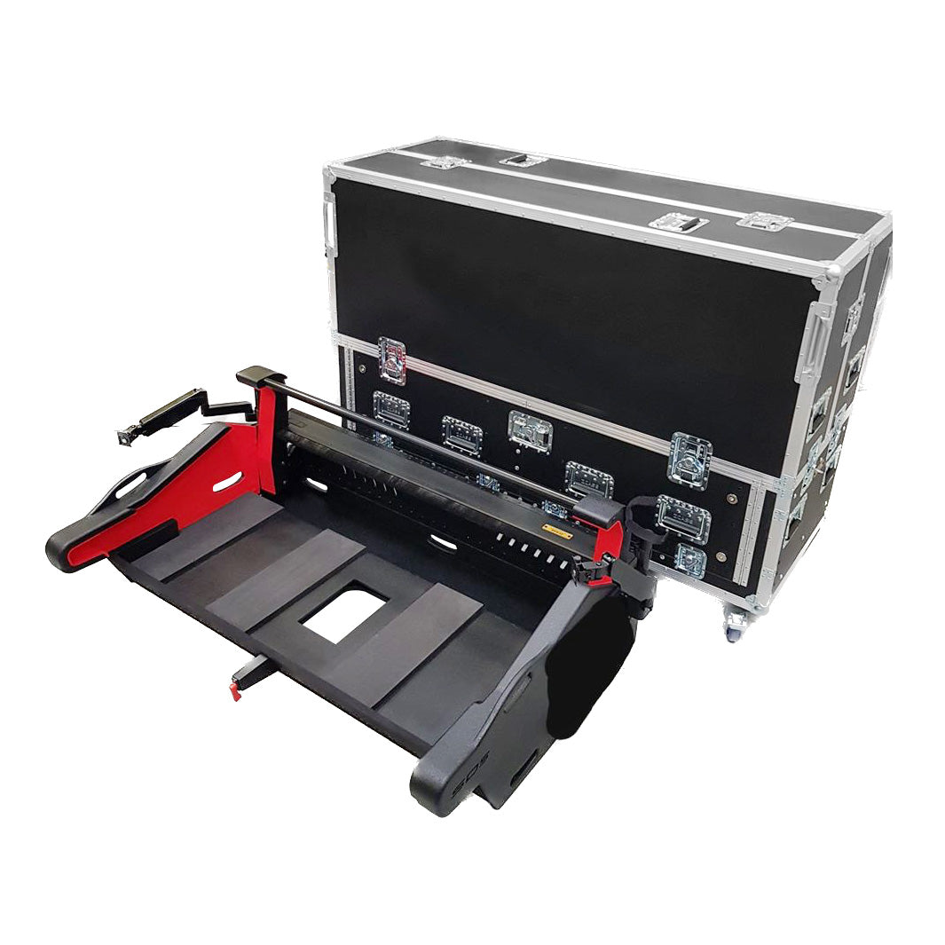 Flip-Ready Detachable Easy Retracting Hydraulic Lift Case With 2U for Digico SD5 Digital Mixing Console by ZCase®