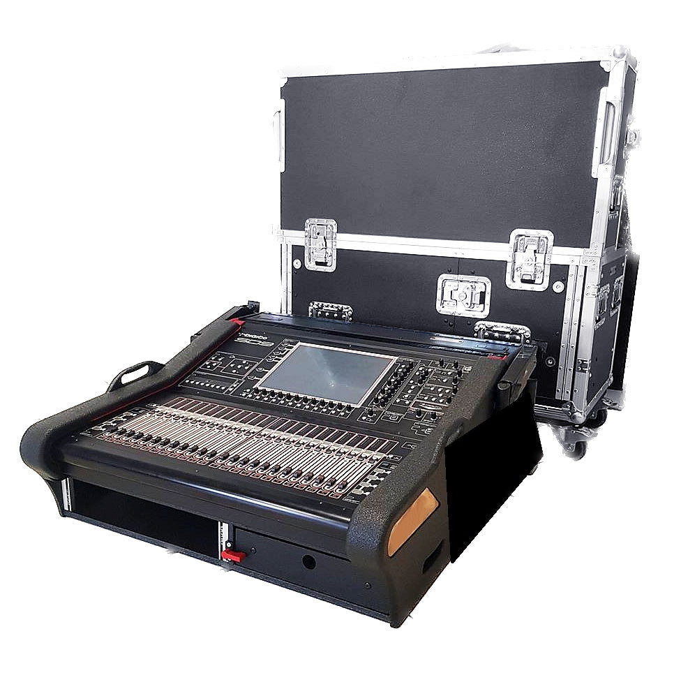 Flip-Ready Detachable Easy Retracting Hydraulic Lift Case With 2U for Digico SD9 Digital Mixing Console by ZCase®
